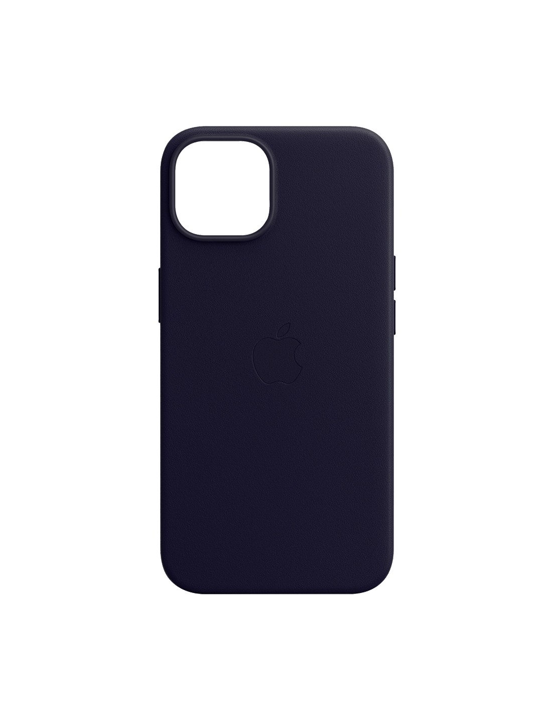 

TREEMODA Navy Blue Solid Leather Apple iPhone14 Pro Back Cover