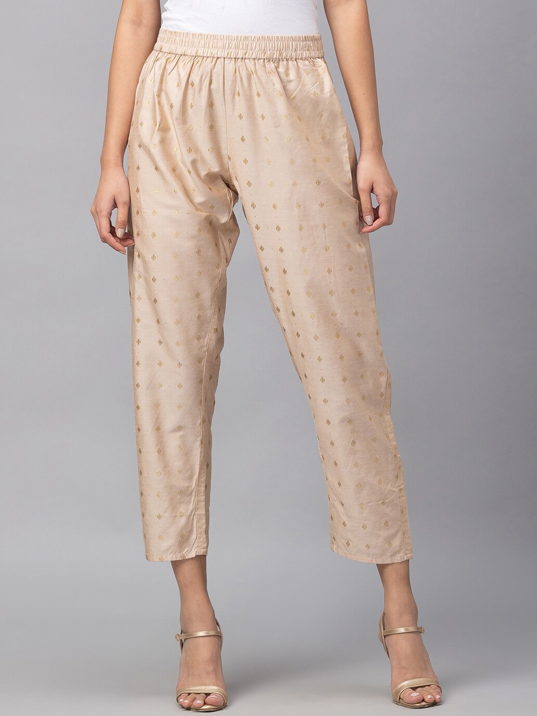 

Globus Women Beige Ethnic Motifs Trousers