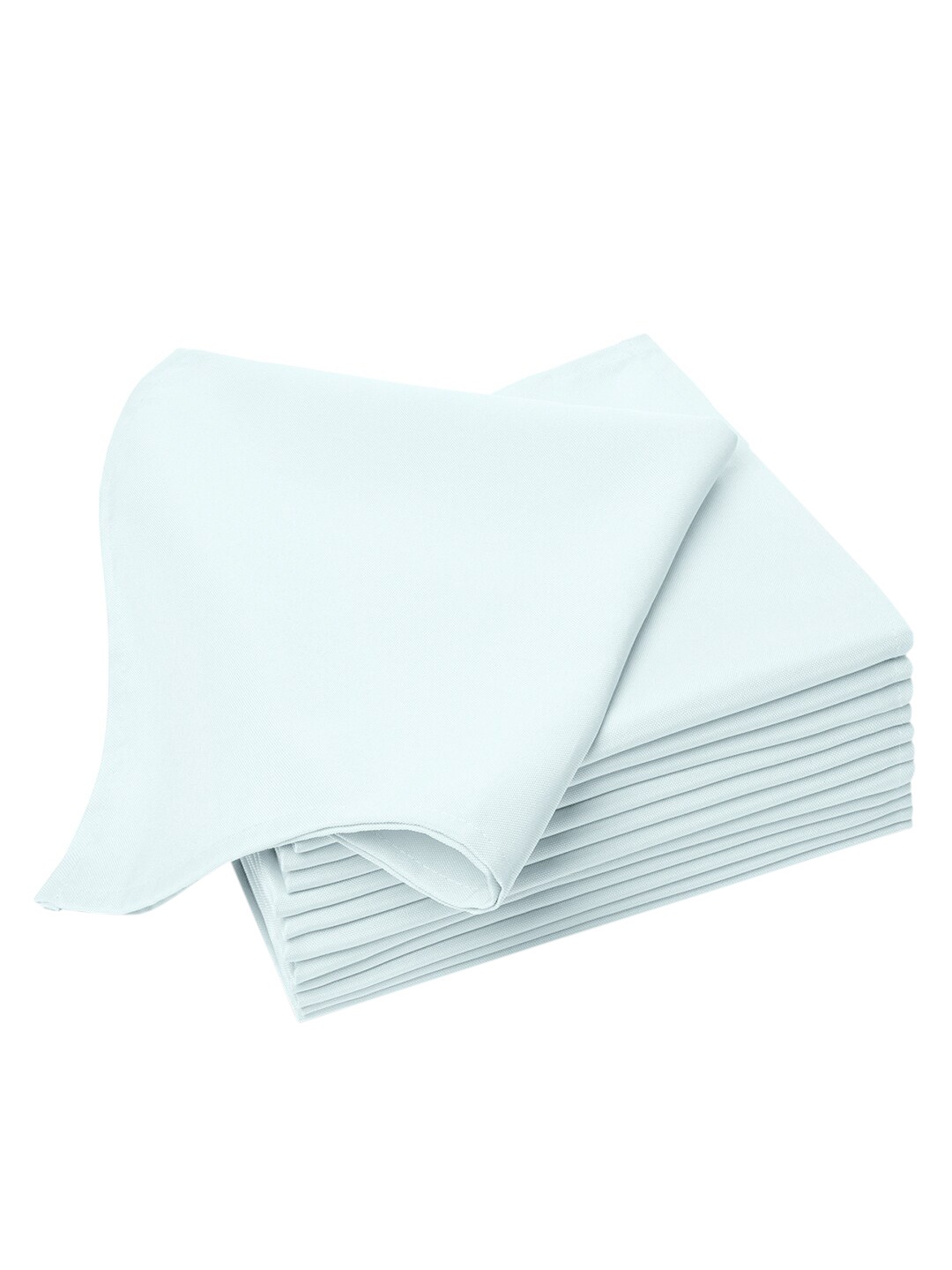 

PIZUNA LINENS Pack Of 24 Blue Solid Pure Cotton Napkins