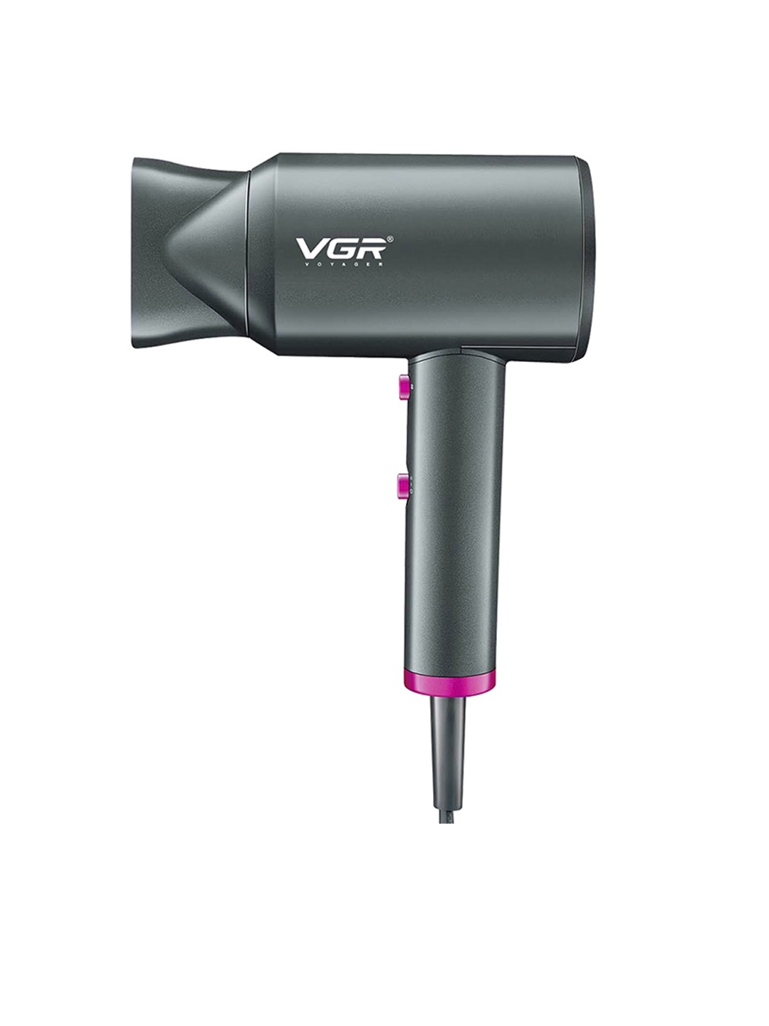 

VGR Grey V-400 Professional Hair Dryer With Cool Shot Button & 2 Speed Settings