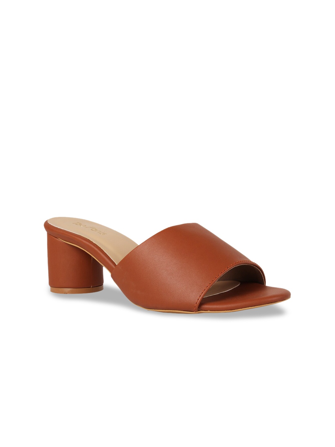 

Tao Paris Tan Brown PU Block Heels