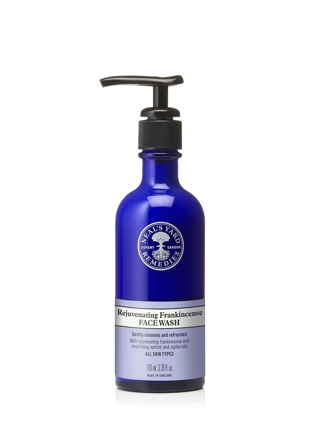 

Neal's Yard Remedies Organic Rejuvenating Frankincense Face Wash for All Skin Types - 100ml, Blue