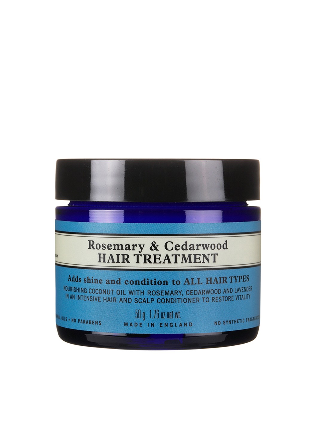 

NEALS YARD REMEDIES Rosemary & Cedarwood Hair Treatment For All Hair Types - 50g, Blue