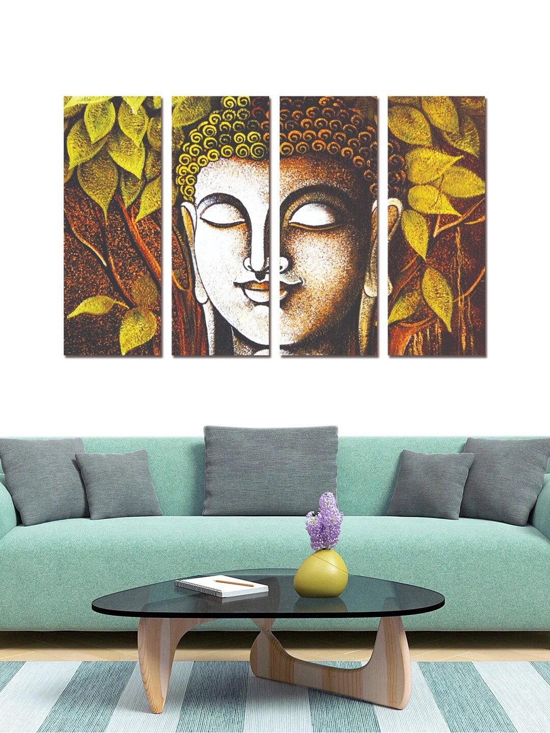 

Gallery99 Green Printed Buddha Painting Wall Art