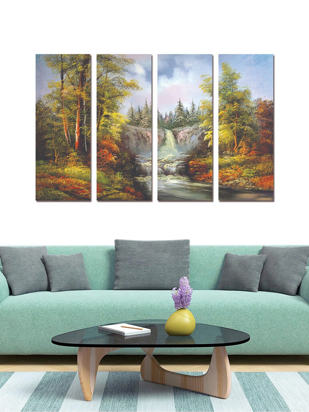 

Gallery99 Green Printed Nature Beauty Painting Wall Art