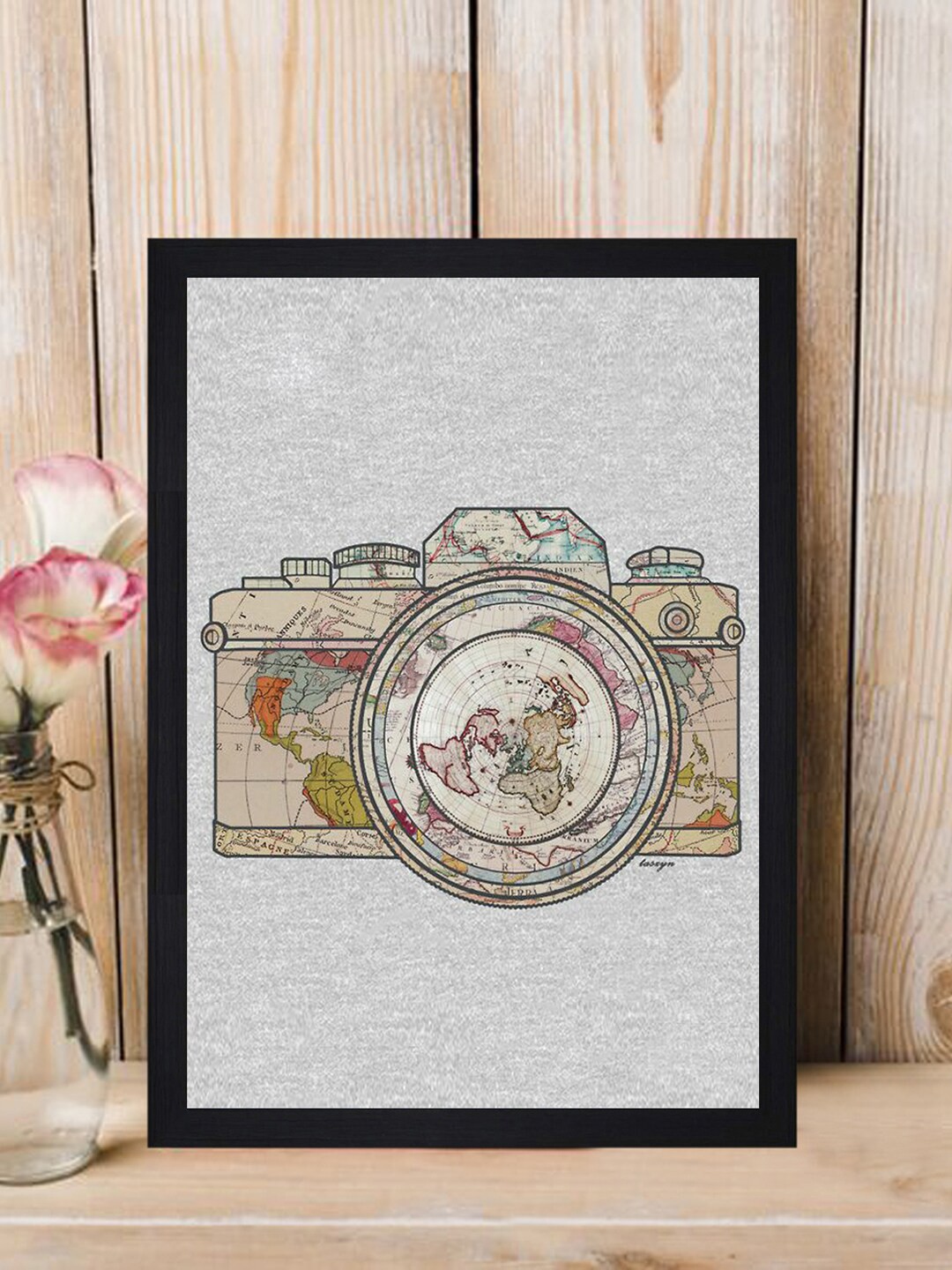 

Gallery99 White Bangalore Framed Canvas Wall Art