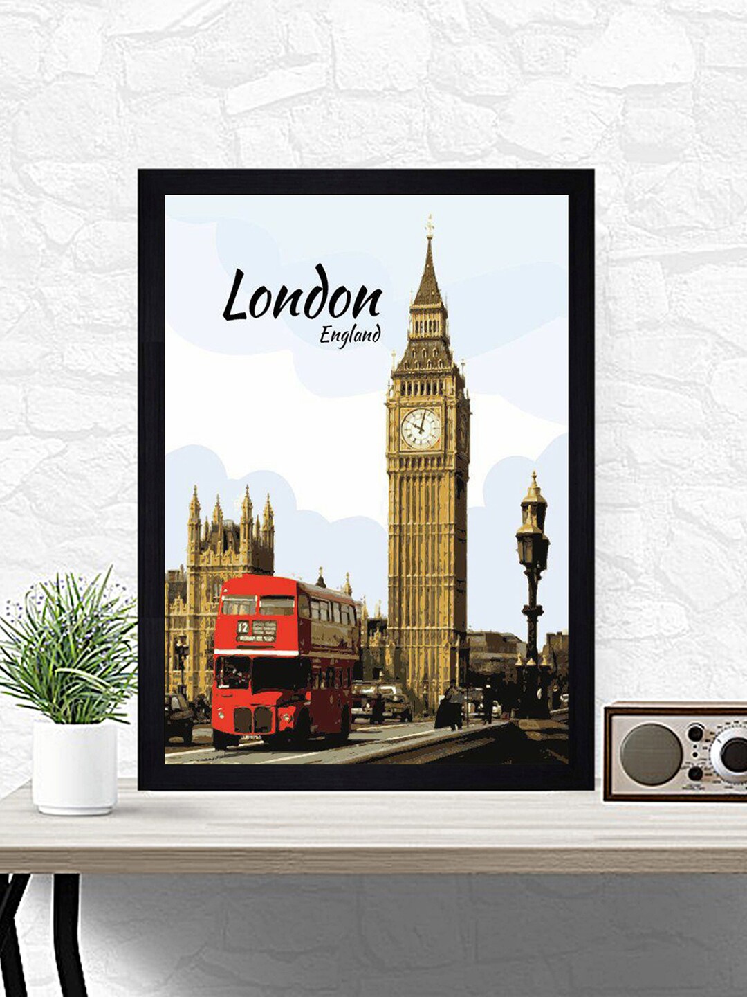 

Gallery99 White Toronto Canada Framed Canvas Wall Art
