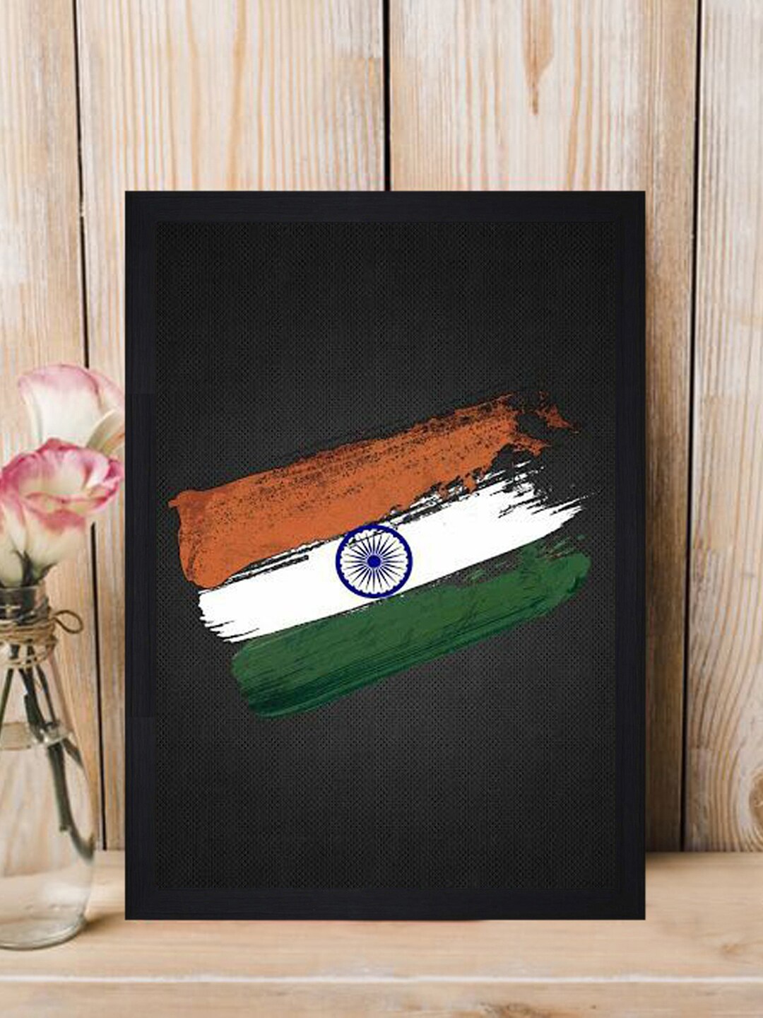 

Gallery99 Black Indian Flag Painting Wall Art