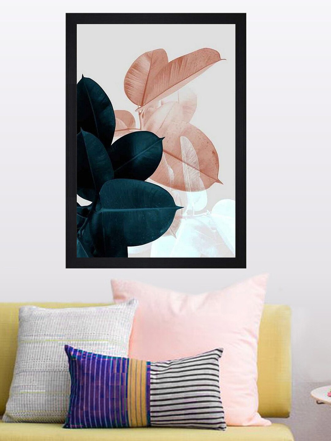 

Gallery99 Pink Leafs Painting Wall Art