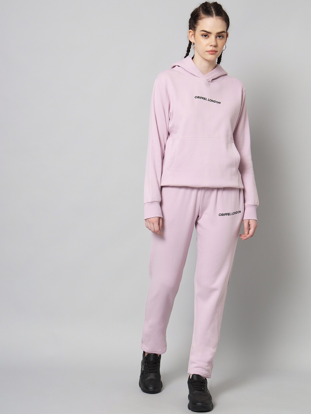 

GRIFFEL Women Light Purple Solid Tracksuits