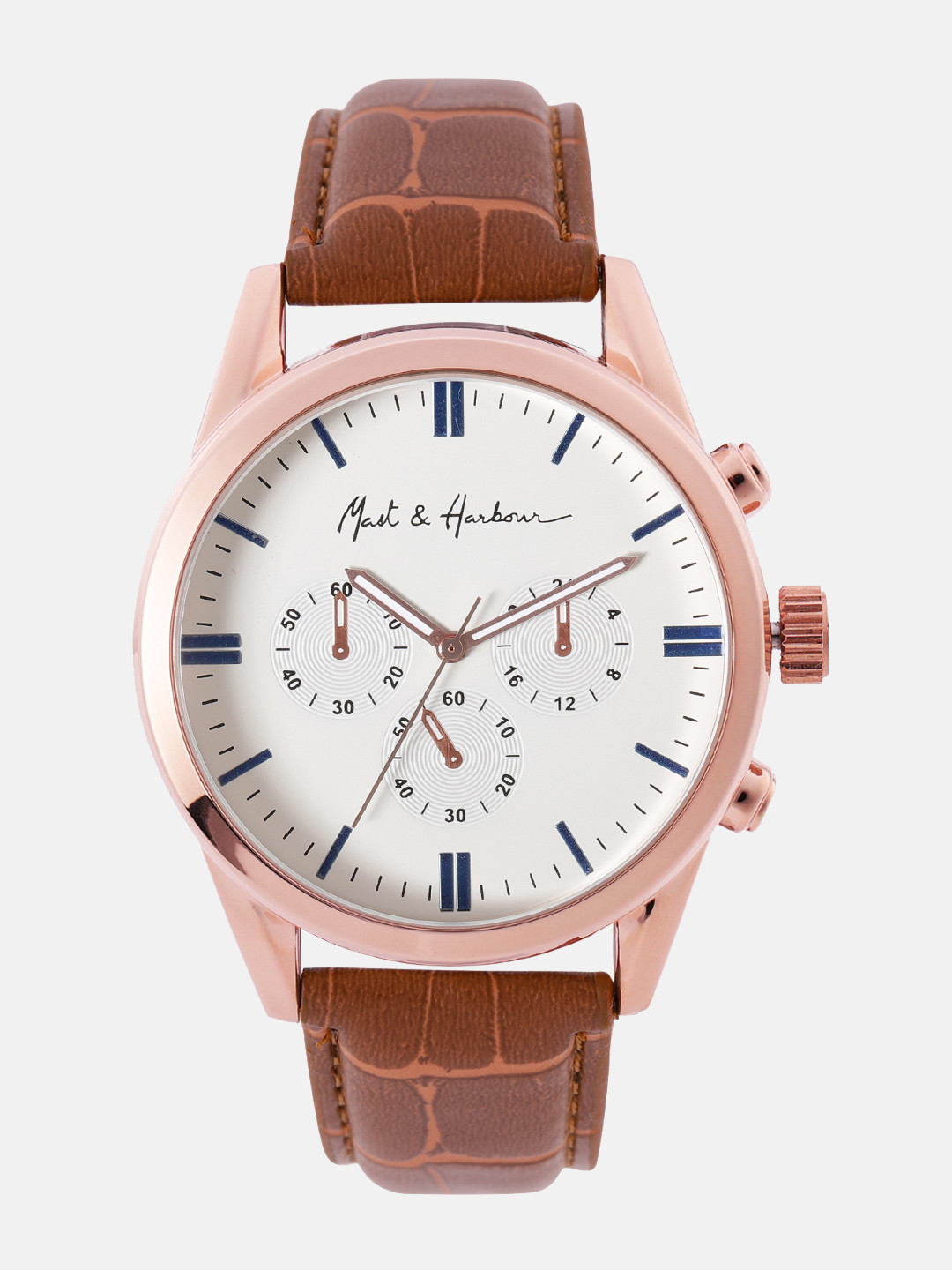 

Mast & Harbour Unisex White Analogue Watch MFB-PN-LW-3240A