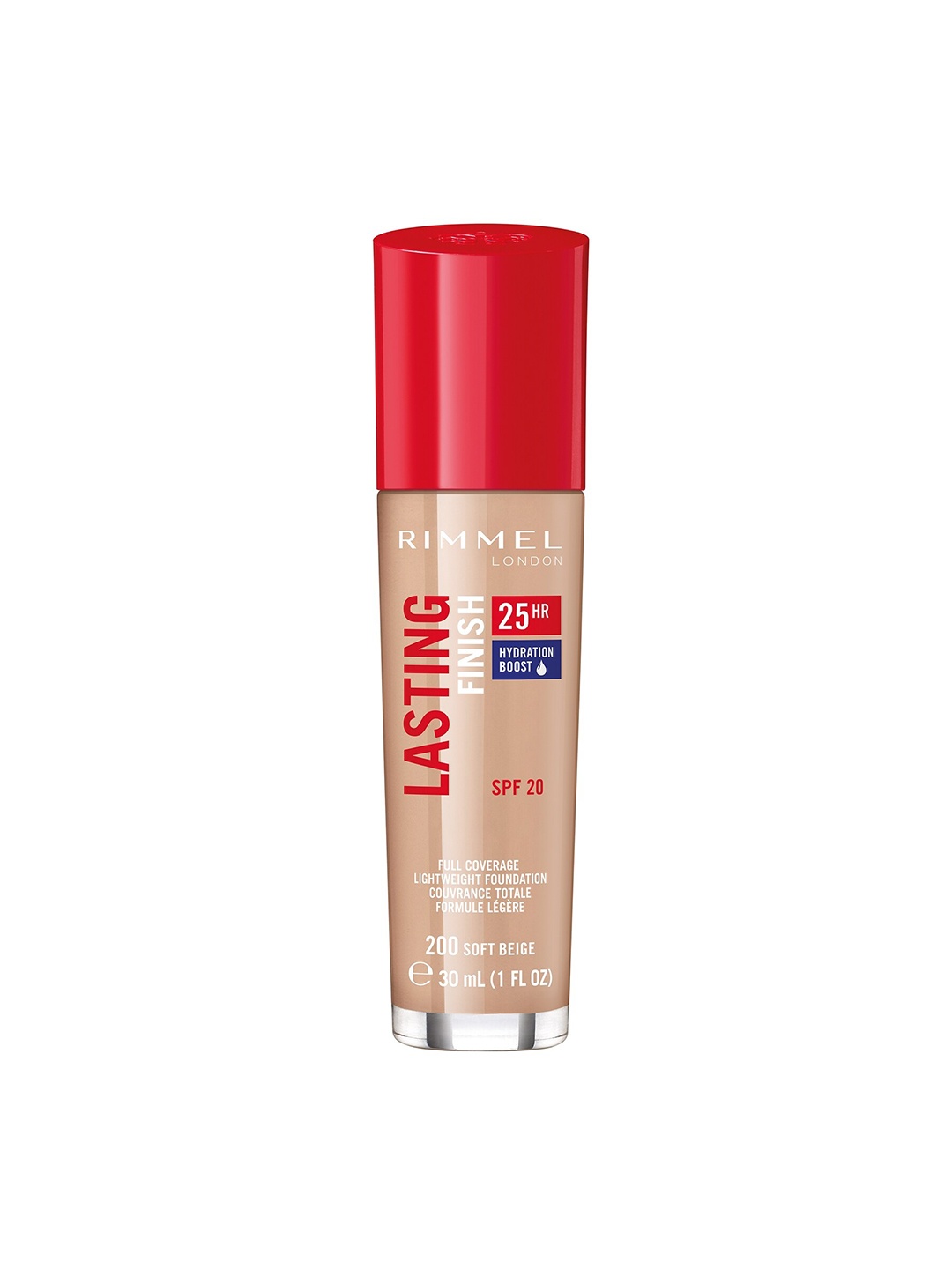 

Rimmel London Lasting Finish 25 Hour Foundation Spf 20 - Soft Beige-30ml