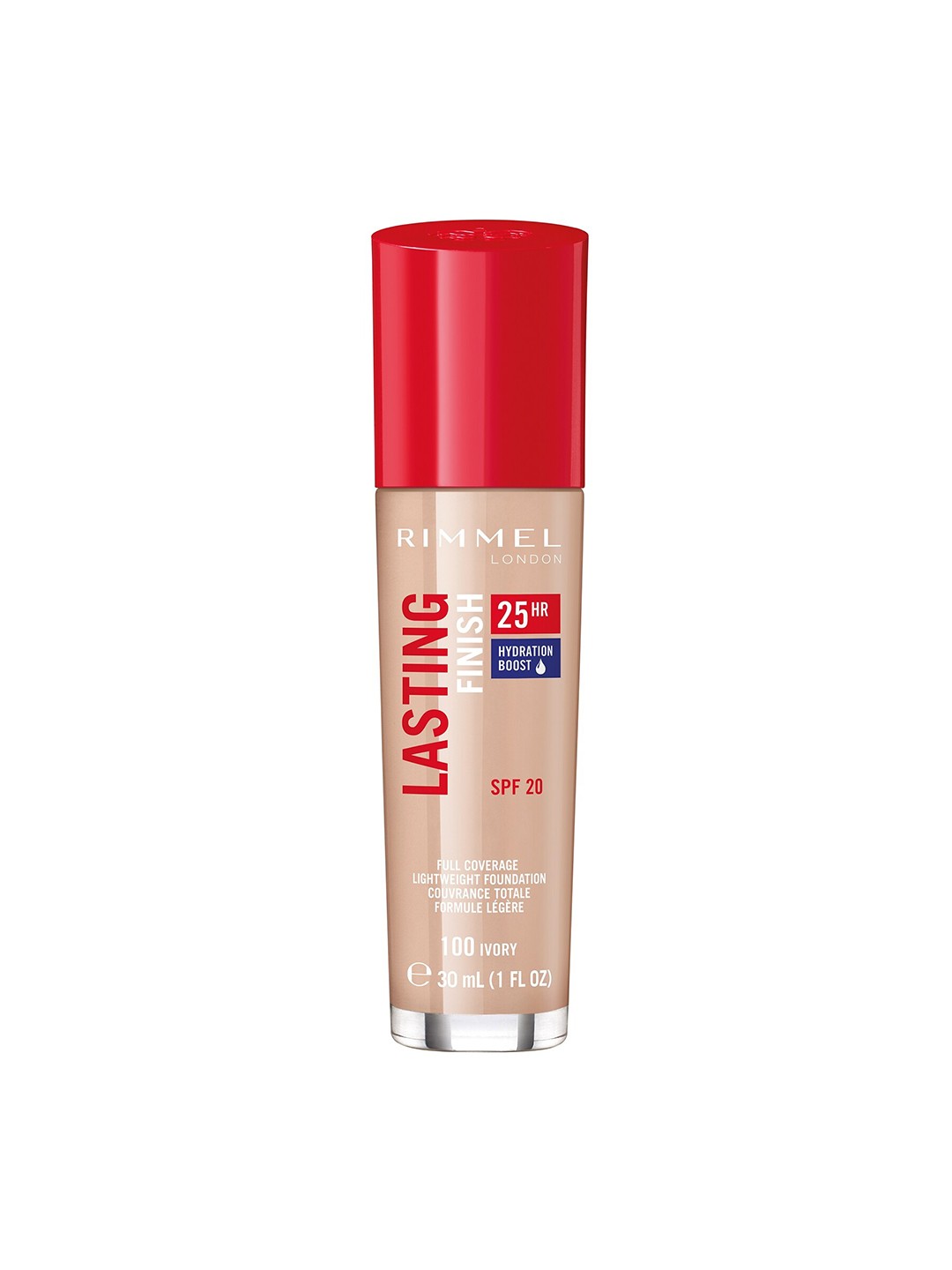 

Rimmel London Lasting Finish 25 Hour Foundation Spf 20 - Ivory-30ml, Pink