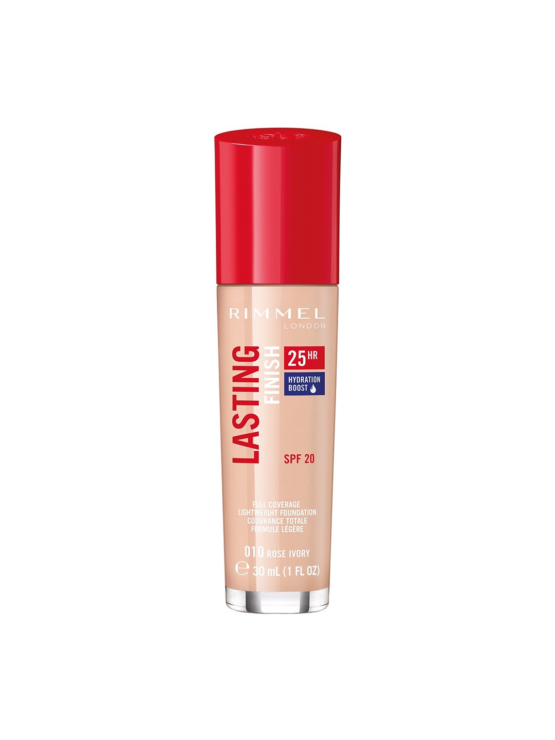 

Rimmel London Lasting Finish 25 Hour Foundation Spf 20 - Rose Ivory-30ml, Pink