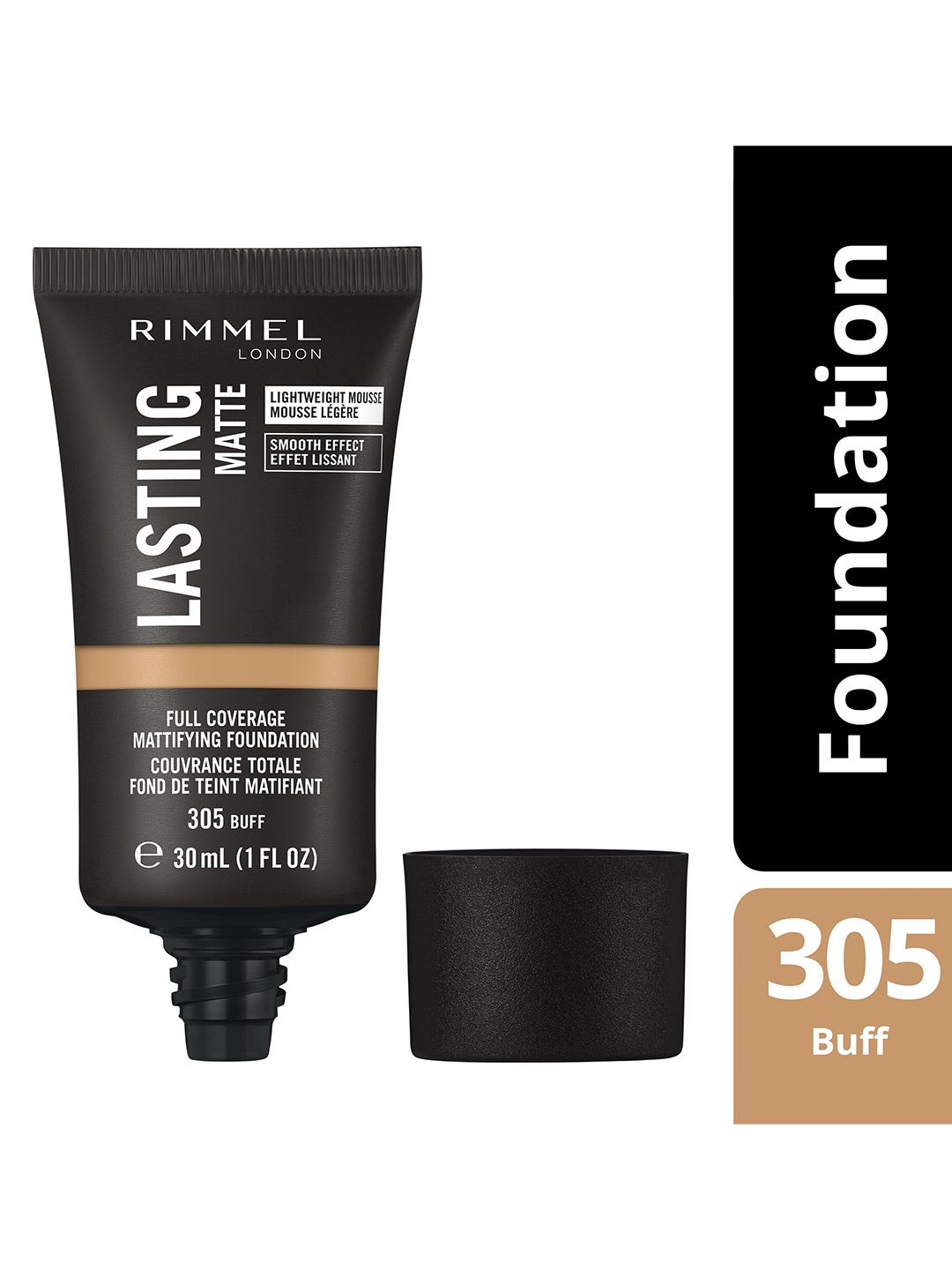 

Rimmel London Lasting Matte Foundation - Buff-30ml, Beige