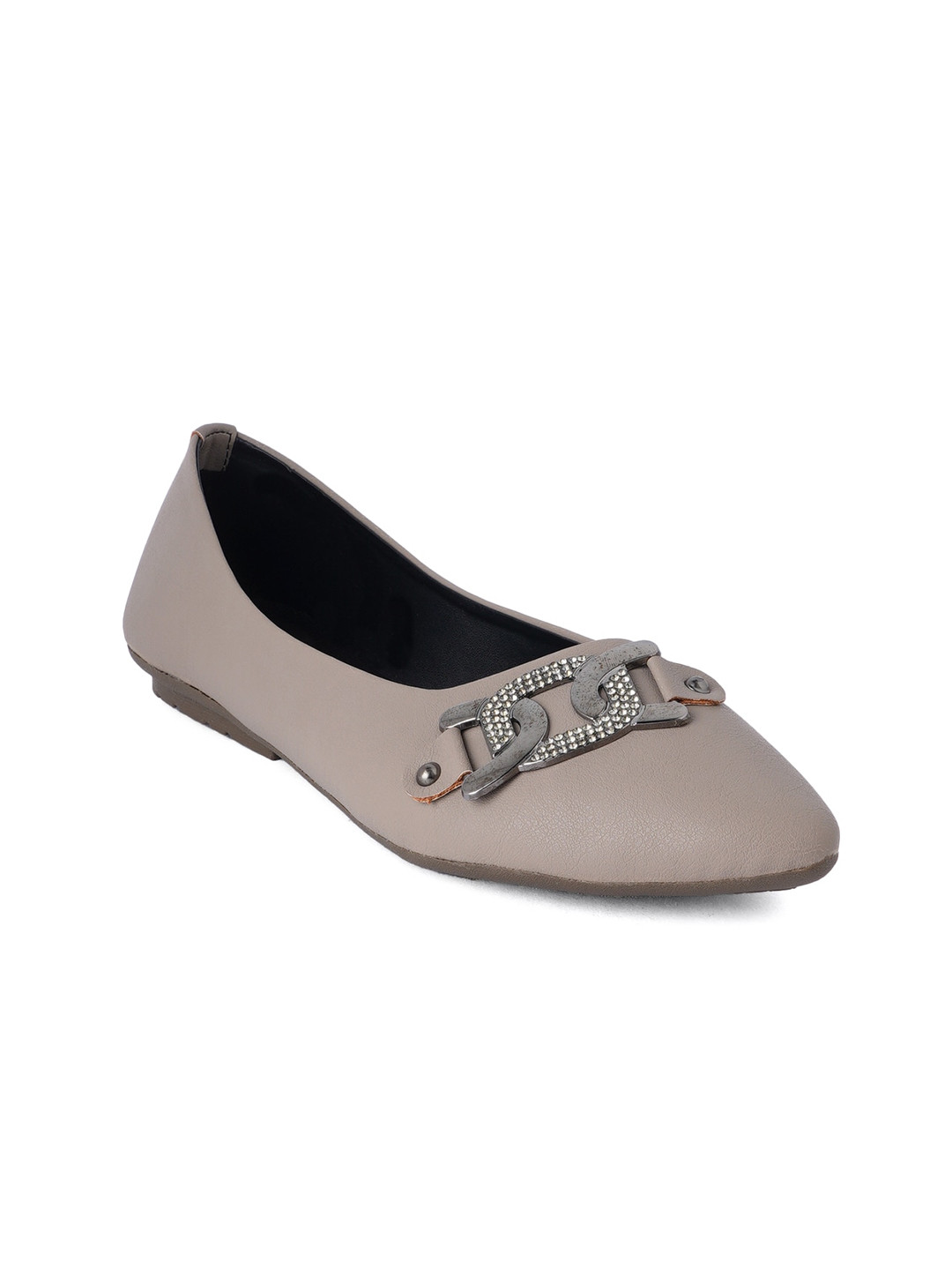 

Style Shoes Women Grey Ballerinas with Bows Flats