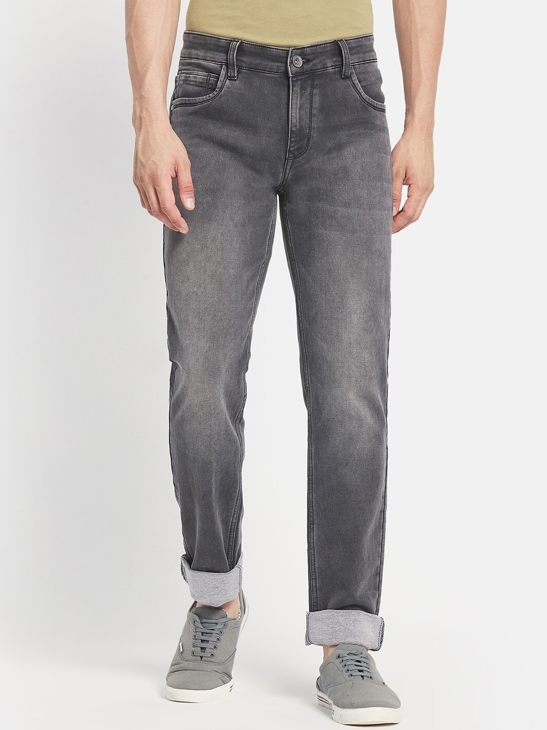 

Octave Men Grey Heavy Fade Jeans