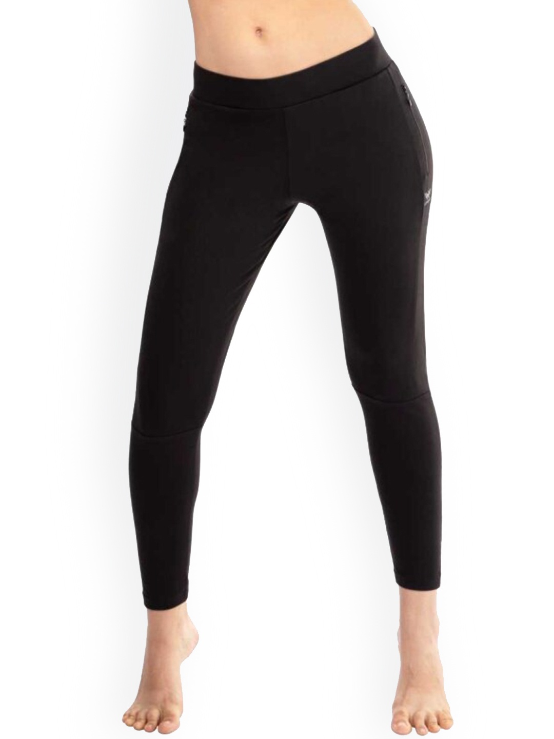 

La Aimee Women Black Solid Tights