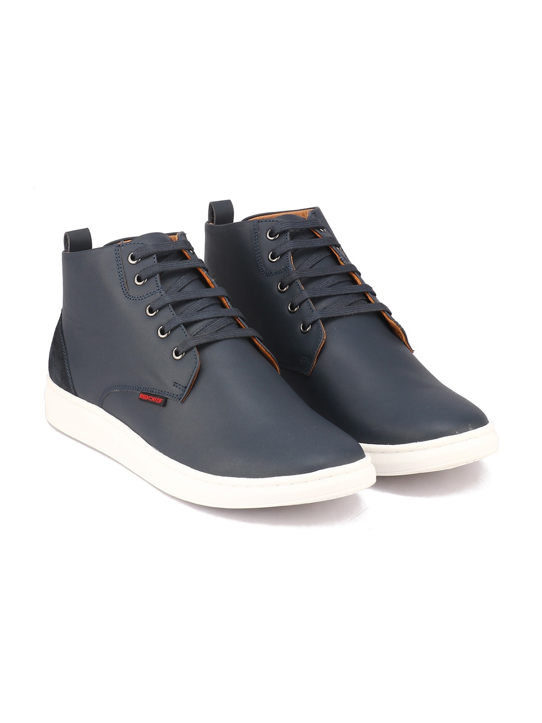 

Red Chief Men Blue Leather Sneakers