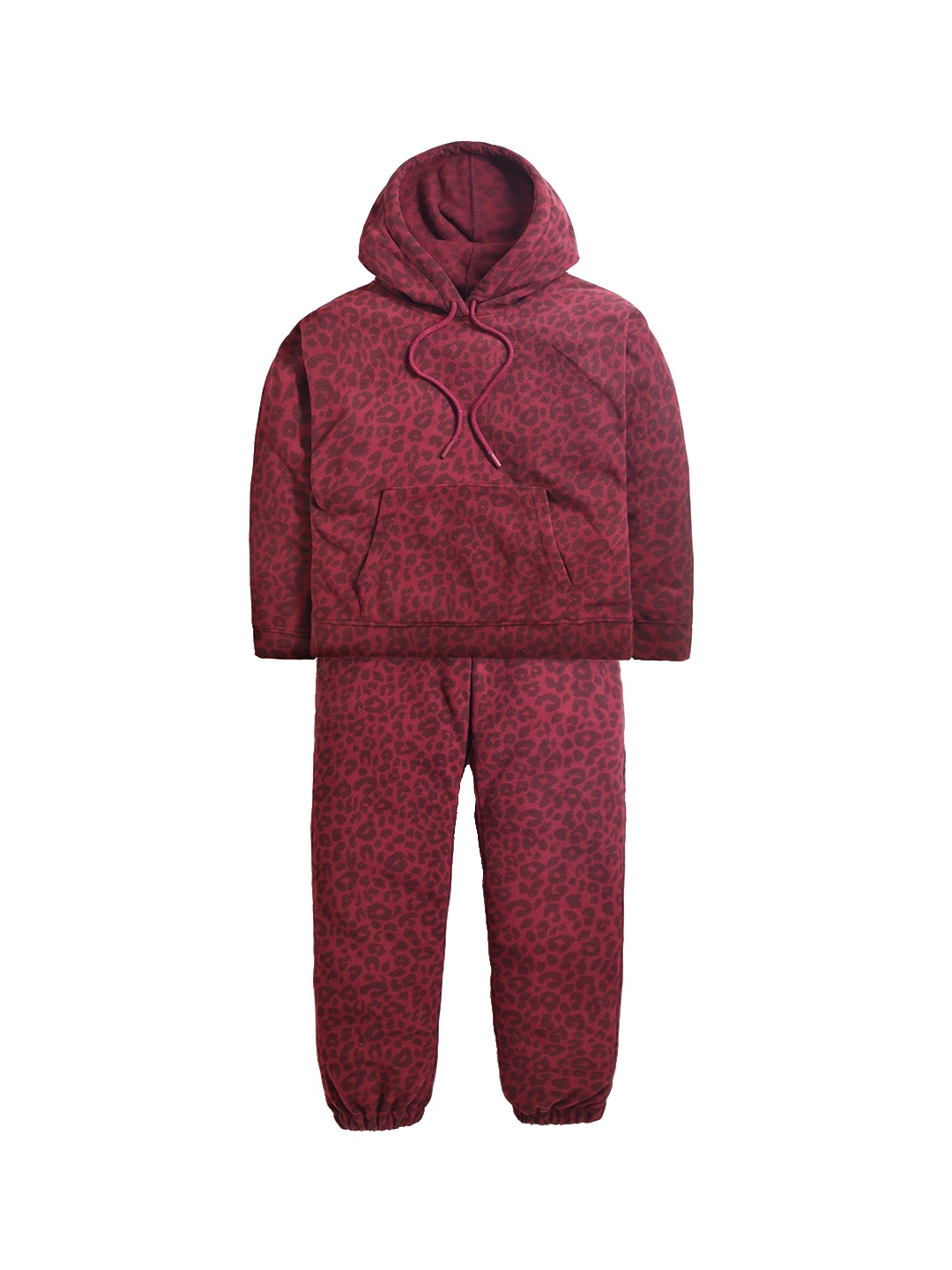 

LILL Women Maroon Printed Co-Ords