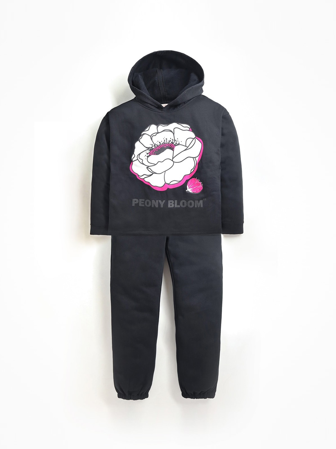 

LILL Women Black Flower Printed Co-Ords
