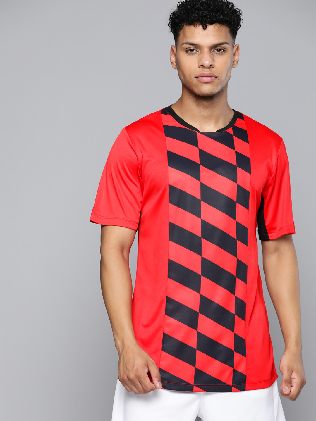 

HRX by Hrithik Roshan Football Rapid-Dry T-shirt, Red
