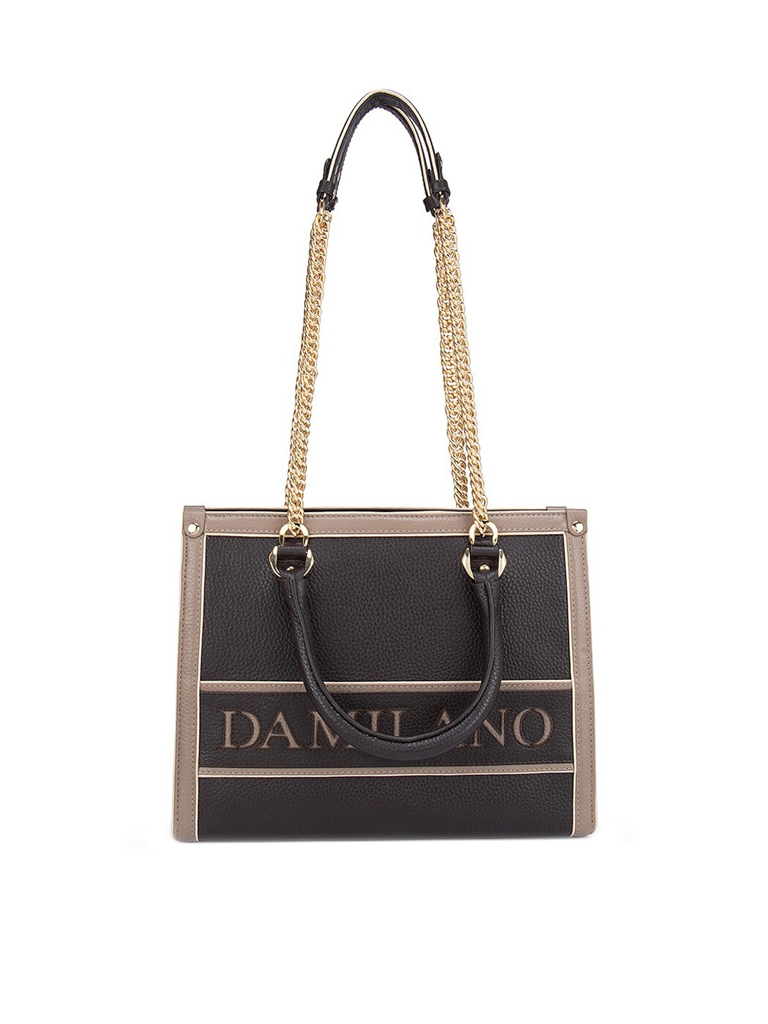 

Da Milano Women Brown Leather Structured Shoulder Bag