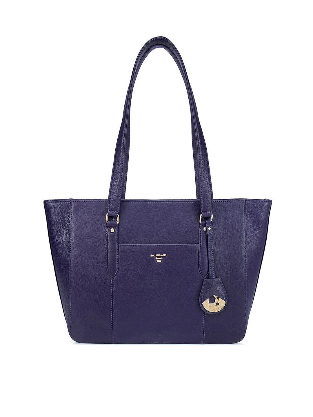 

Da Milano Purple Leather Shopper Shoulder Bag