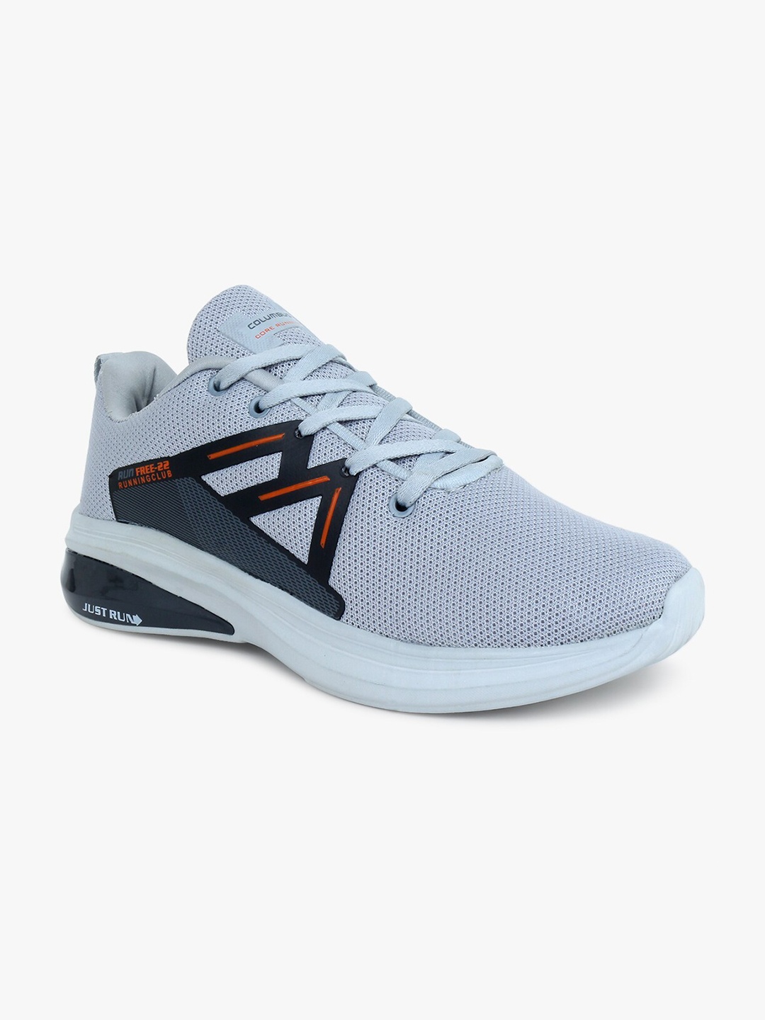 

Columbus Men Grey Mesh Running Shoes