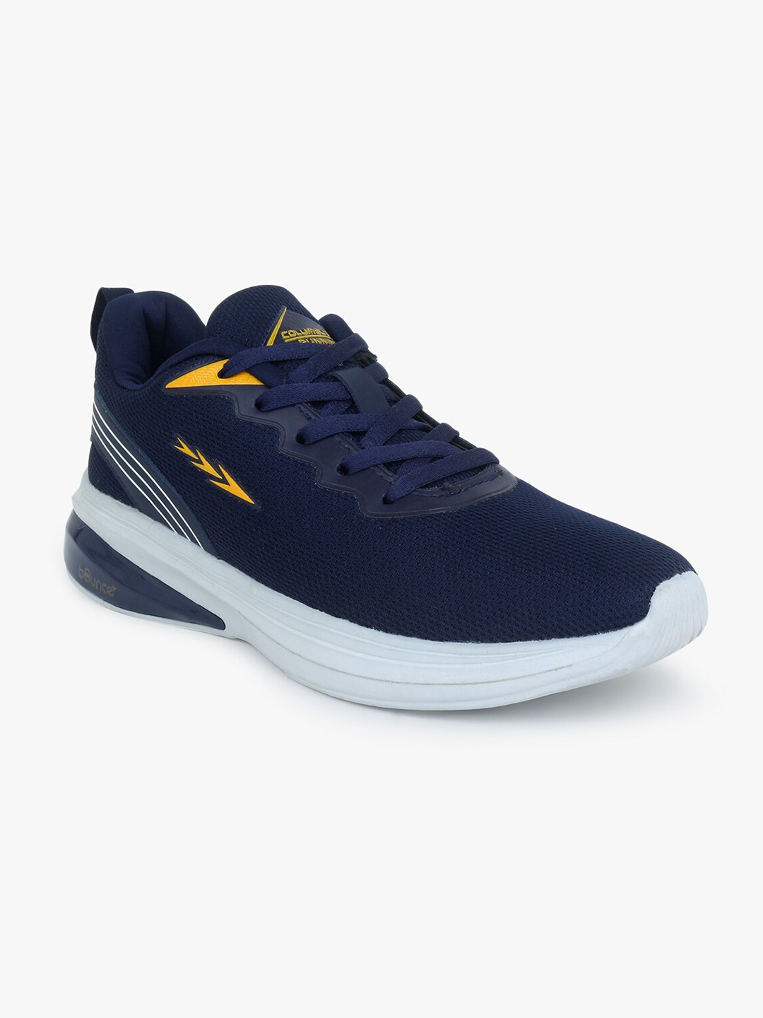

Columbus Men Navy Blue Mesh Running Shoes