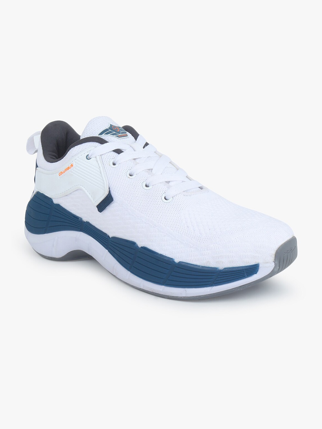 

Columbus Men White Mesh Running Shoes