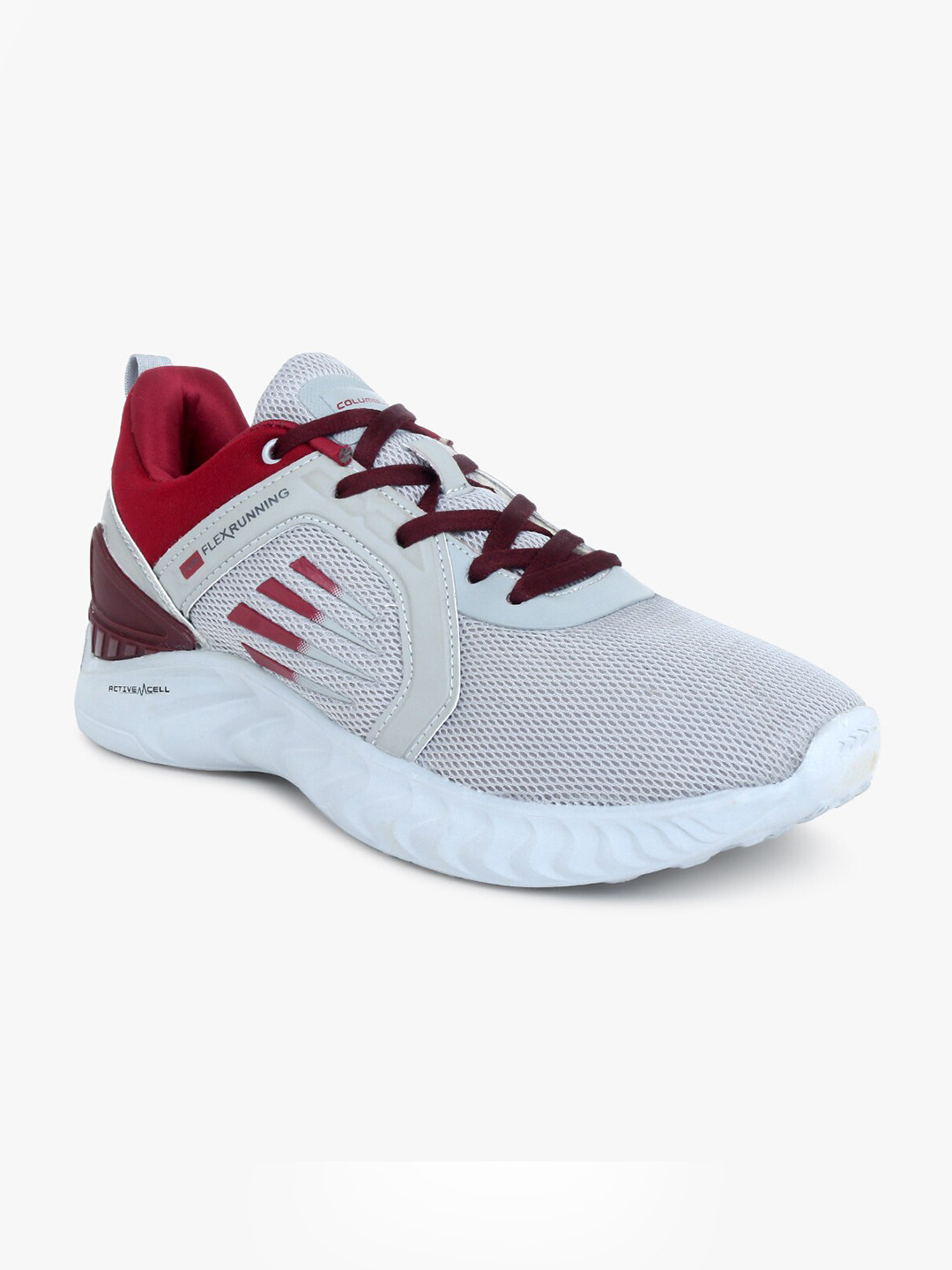 

Columbus Men Grey Mesh Running Shoes