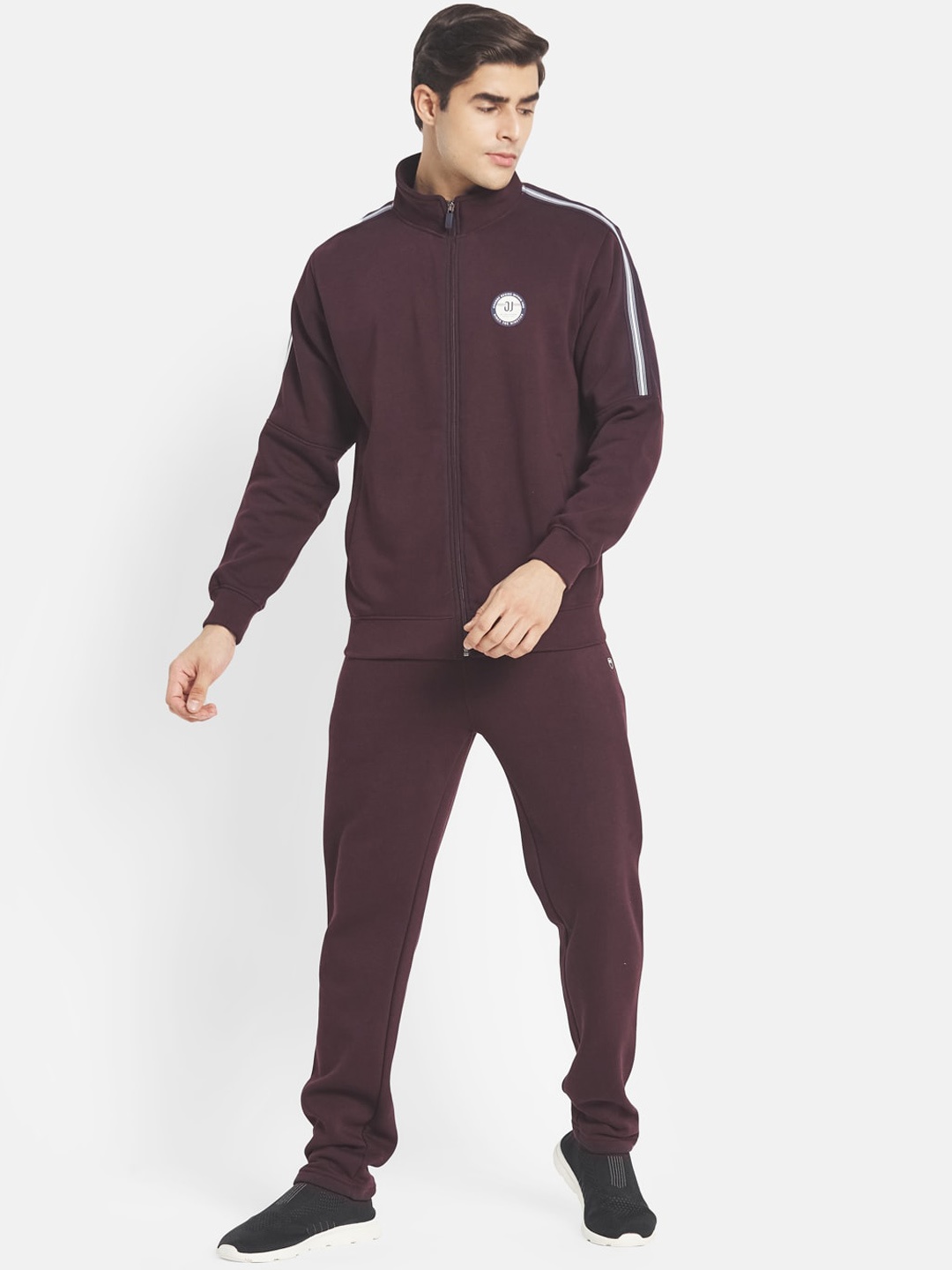 

Octave Men Maroon Solid Tracksuit