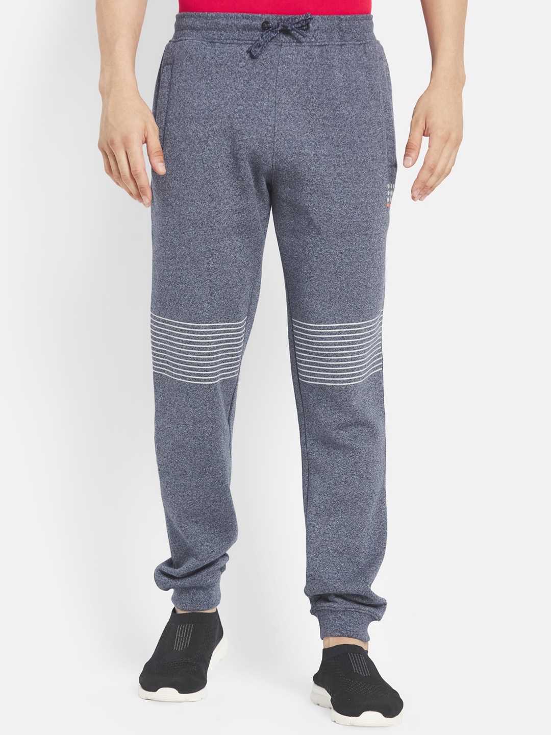 

Octave Men Grey Solid Cotton Joggers