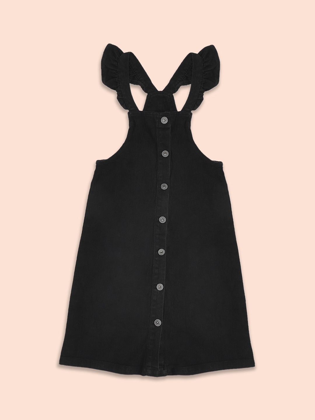 

Pantaloons Junior Black Pinafore Dress