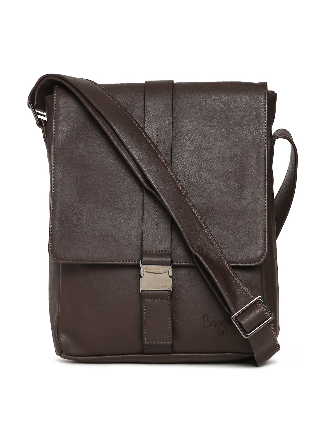 

Baggit Brown Solid Sling Bag