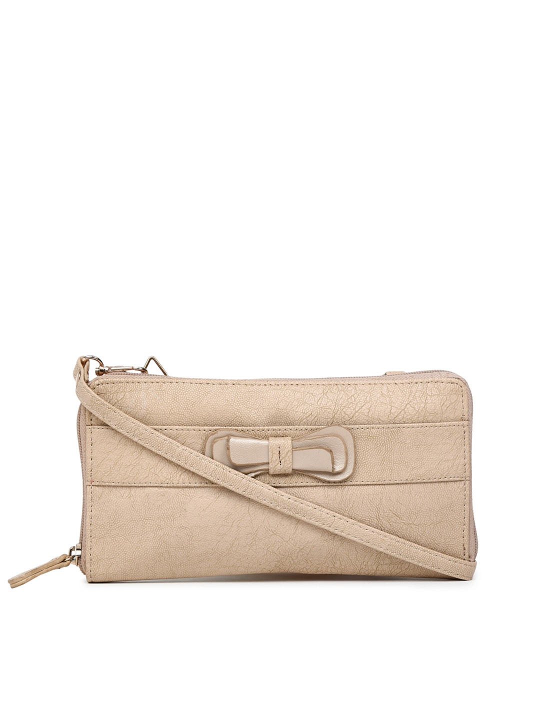 

Baggit Women Beige Zip Around Wallet