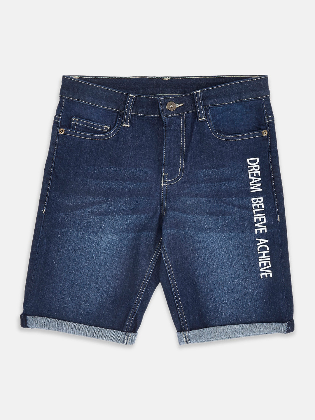 

Pantaloons Junior Boys Blue Denim Shorts