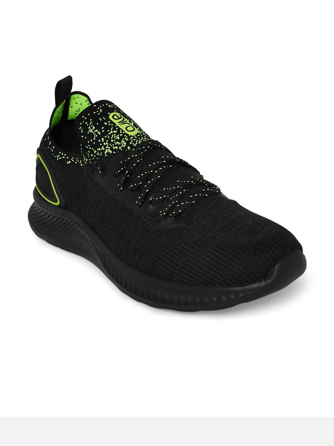 

Ajile by Pantaloons Men Black Textile Non-Marking Walking Shoes