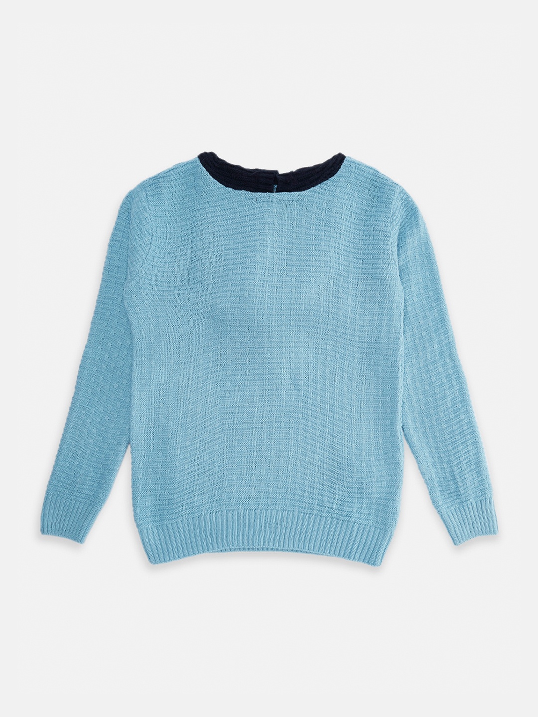 

Pantaloons Junior Boys Blue & Black Pullover
