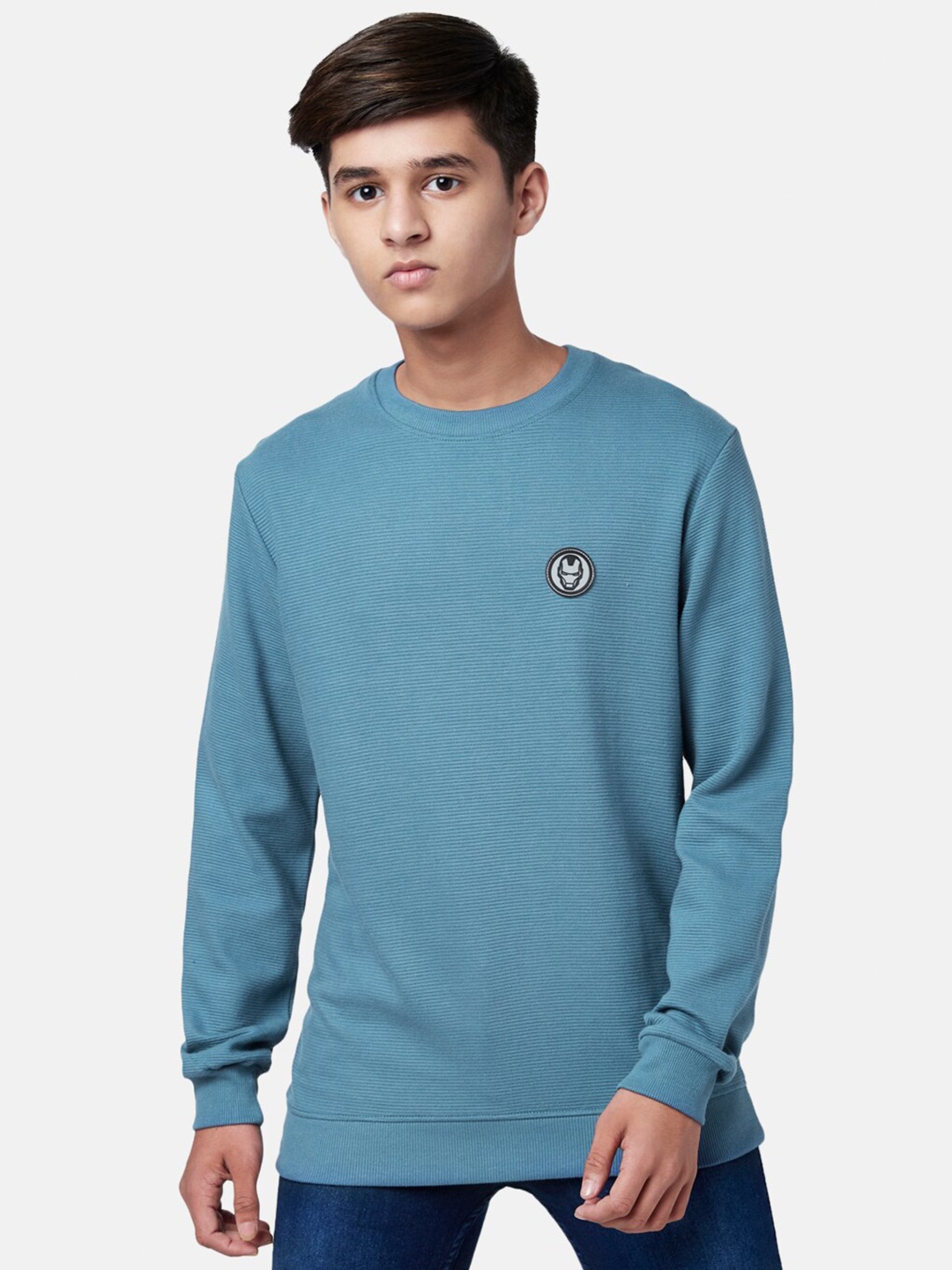 

Coolsters by Pantaloons Boys Blue Cotton Sweatshirt