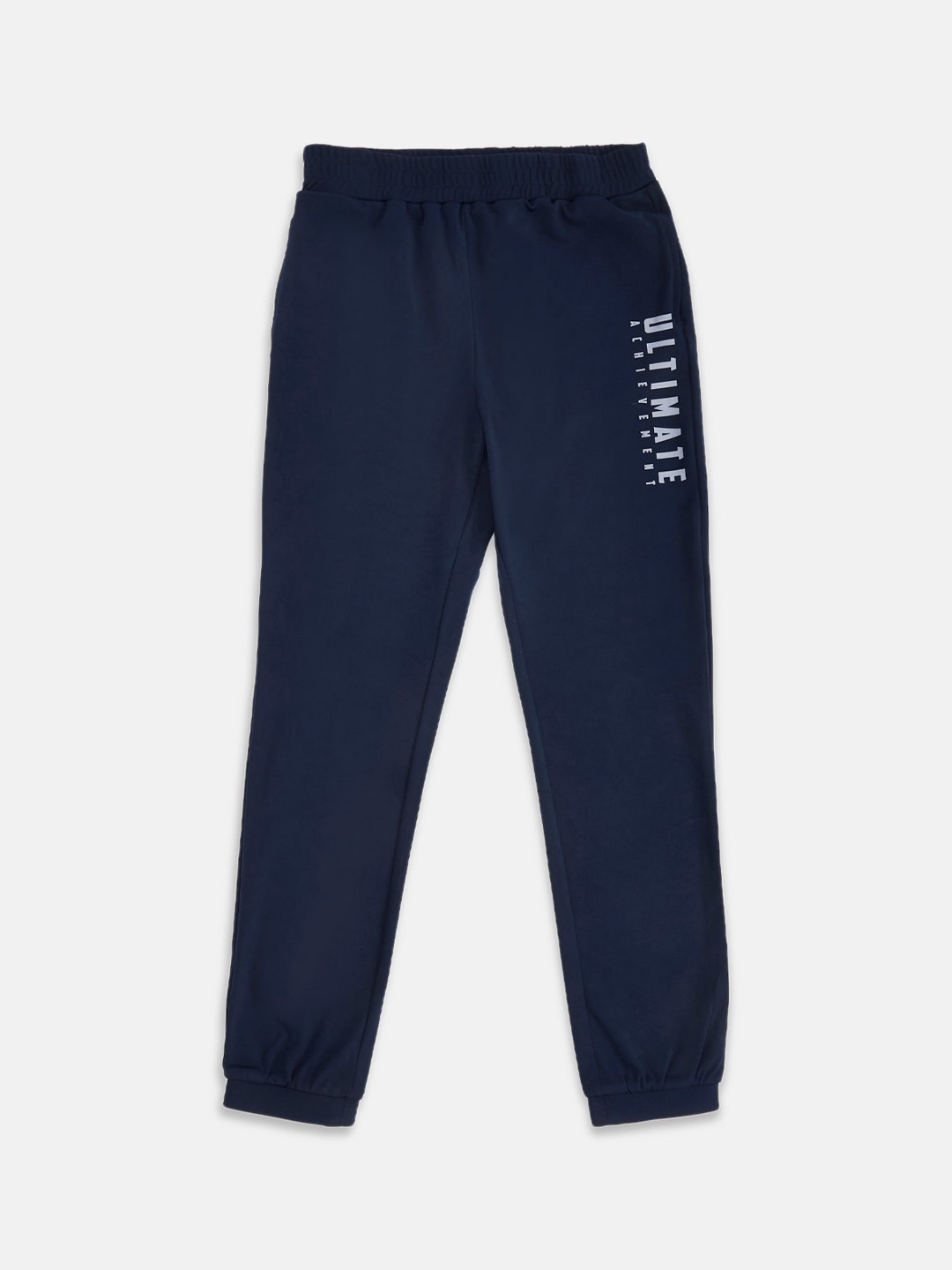 

Pantaloons Junior Boys Navy Blue Solid Cotton Joggers