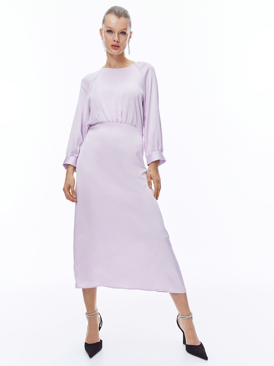 

H&M Purple Maxi Midi Dress