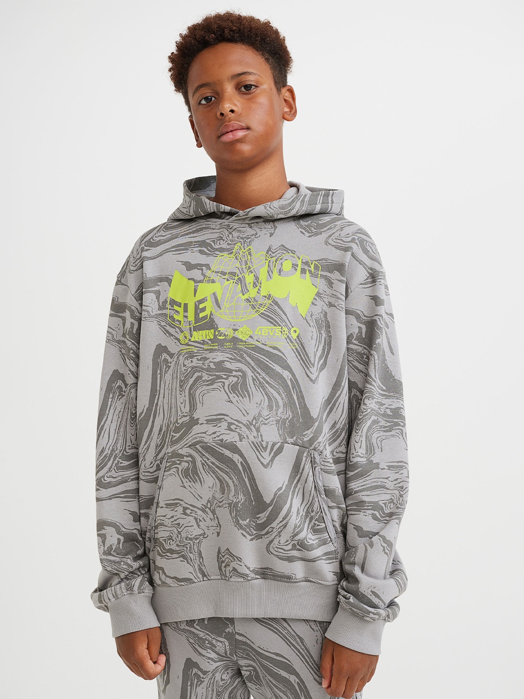 

H&M Boys Grey Printed Sweatshirt