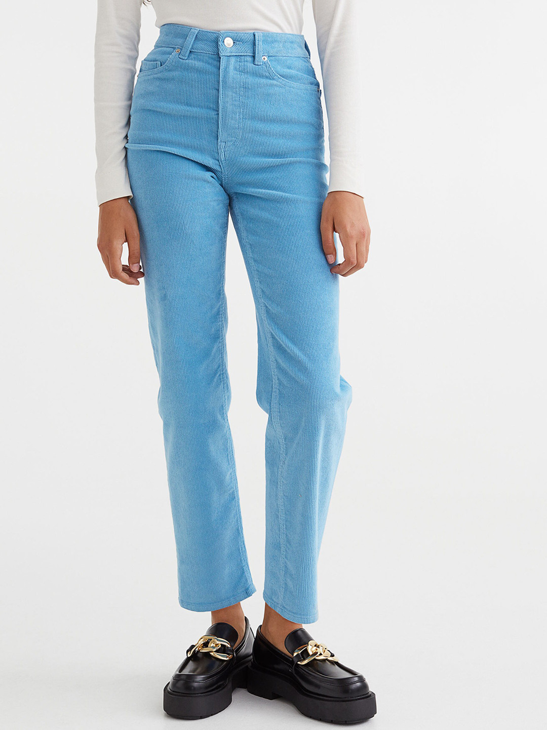 

H&M Women Blue Trousers