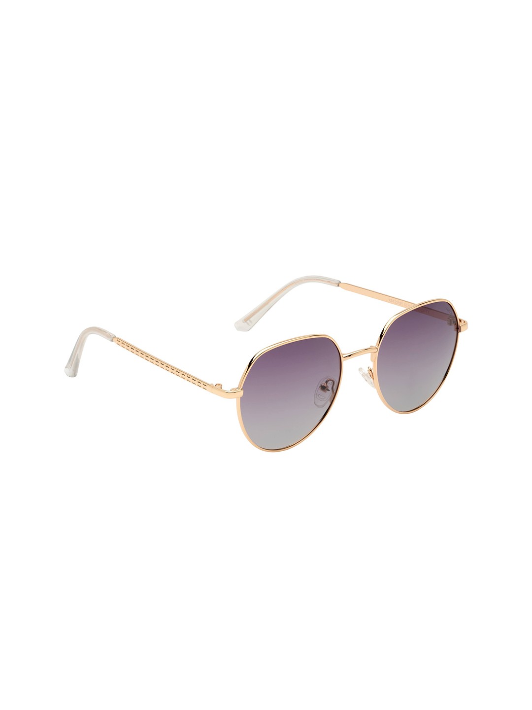 

KOSCH ELEMENTE Men Brown Lens & Gold-Toned Other Sunglasses with Polarised Lens