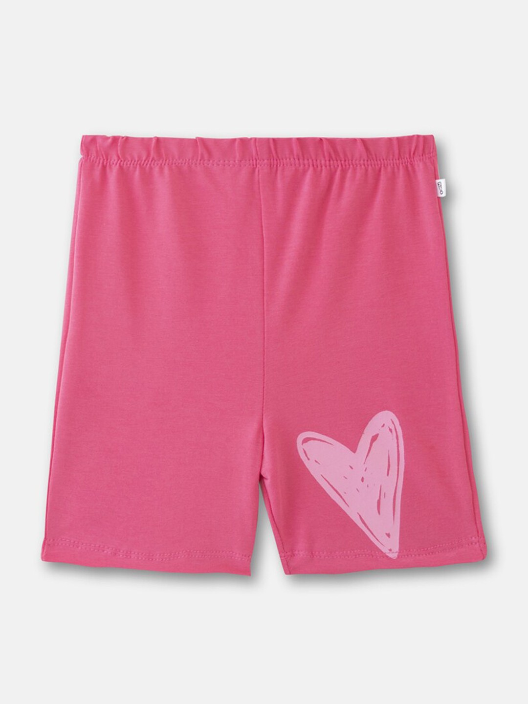 

You Got Plan B Girls Pink Printed Antimicrobial Technology Cycling Sports Shorts