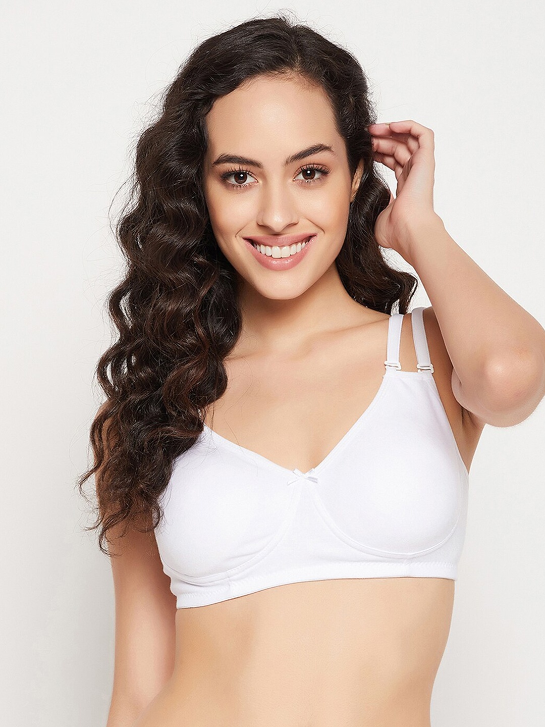 

Clovia White Cotton T-shirt Bra