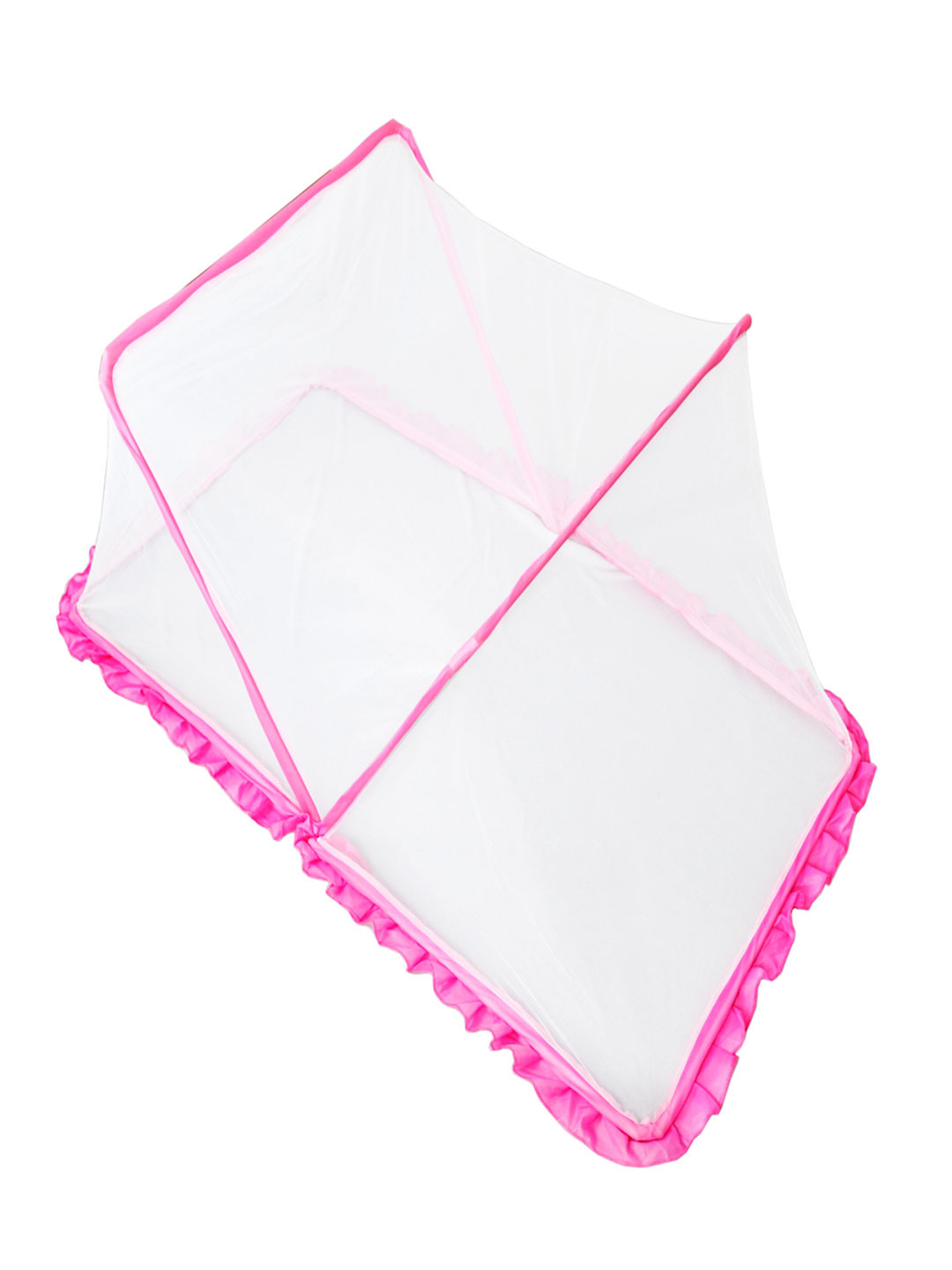 

Classic Mosquito Net Kids White & Pink Single Bed Mosquito Net