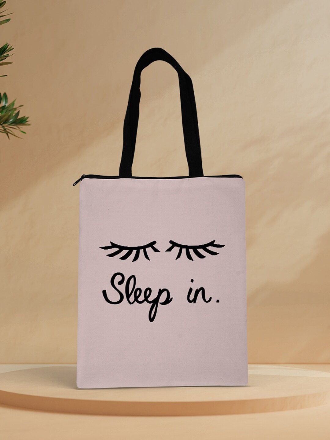 

Crazy Corner Beige Printed Shopper Tote Bag